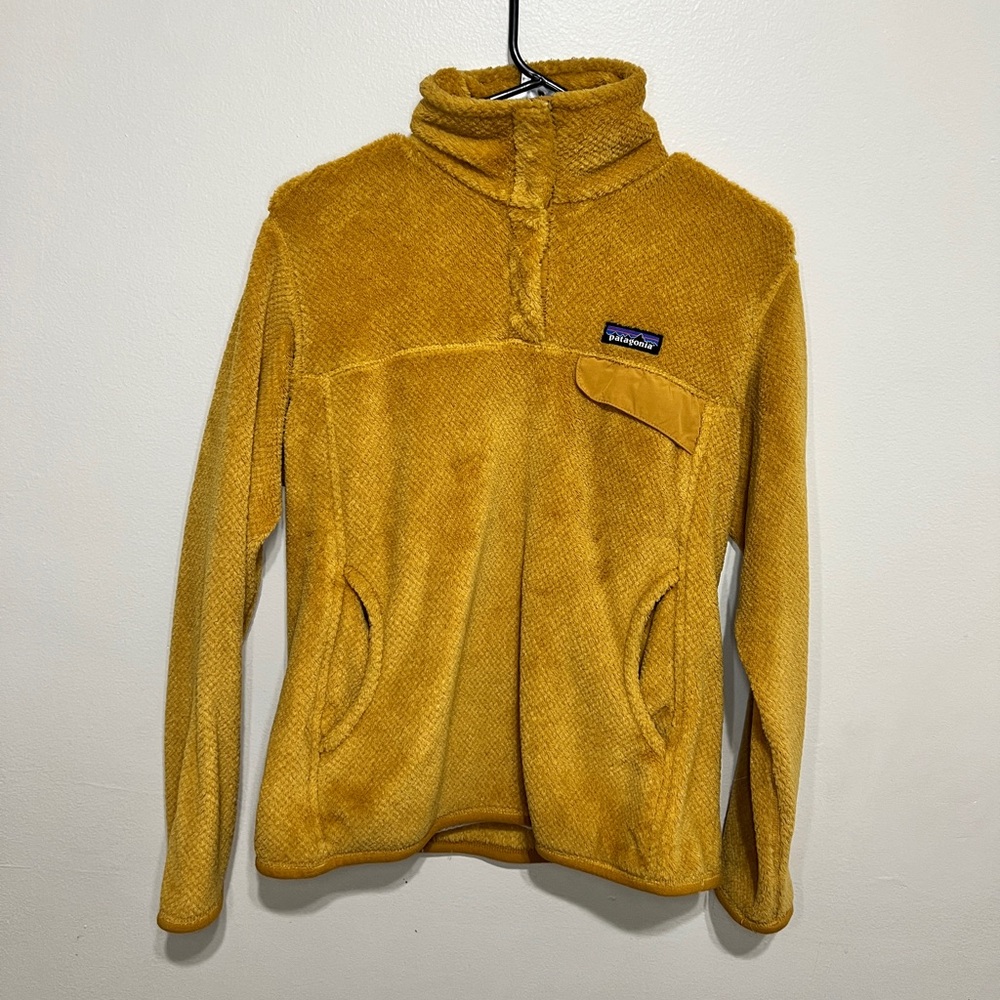 PATAGONIA RE-TOOL SNAP-T FLEECE PULLOVER WOMEN'S PRAIRIE GOLD MEDIUM